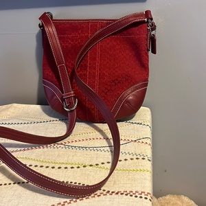 Red coach used good condition